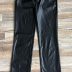 STAUD  Vegan Leather Black Pants Size 4 Photo 0