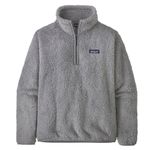 Patagonia Medium Women's Los Gatos 1/4-Zip Fleece Pullover Light Plume Grey Photo 0