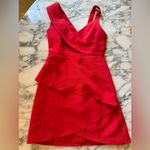 BCBGMAXAZRIA NWT  Draped Mini Evening Dress Size 0 Christmas New Years Glam Photo 5