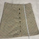 Pilcro and the Letterpress Anthropologie Chino Striped Mini Skirt. Photo 11