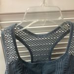 Nanette Lepore Blue Sleeveless Fitted Crop sportTank Top Photo 1