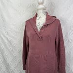Athleta ‎ Coaster Luxe Waffle Hoodie Top, Tawny Rose Size XXS Photo 3