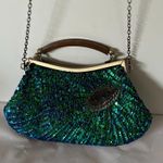 Elegant Green and Blue Sequin Clutch Size OS Photo 7