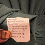 Exlura  Women Lantern Sleeve Mini Dress with front tie and long sleeves Photo 6