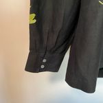 Laura Ashley   70%Silk 30% linen Floral Black Shirt for women’s Photo 3