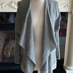 The Comfy Waterfall Gray Duster Waffle Cardigan Sweater Skylar & Jade Womens M New Photo 0