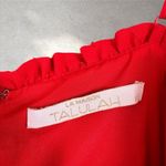 LA MAISON TALULAH Rue‎ Ruffle Mini Dress Red Sz S Photo 5
