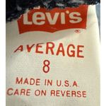 Levi's NWT Vintage  Women's Jeans Size 8 Denim White Tab Dark Wash USA Photo 8