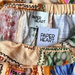 Paper Heart Paper Hearts Strapless Maxi Dress Stamps Summertime Vacation Santorini Italy XL Photo 8