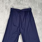 J Crew Pants Womens 4 Blue Wide Leg Crop Pants‎ Casual Preppy Neutral Minimalist Photo 4