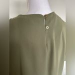 Dress Barn Vintage  Blouse | Olive/Army Green | EUC | Size M Photo 4