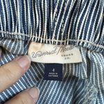 Universal Threads NWT Universal Thread Paper Bag Waist Striped Denim Wide Leg Jeans - size 4 Photo 7