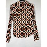 TRUTH BY REPUBLIC Womens Retro Geometric 70's Vibe Print Button Up Shirt Top XS Black Size undefined Photo 1