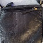 Great American Leather Works Black Crossbody Shoulder Bag 100% Leather 8x9x2 Photo 1