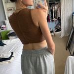 SheIn Waffle Knit Brown Sweater Top Photo 1