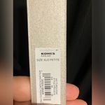 Apt. 9  Faux-Wrap Sleeveless‎ Black and green Dress Womens size Petit XL Photo 2