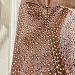 La Femme  Mauve BRAND NEW 30432 Beaded Plunging V-Neck SIZE 4 Photo 5