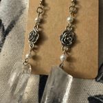 Handmade Clear Quartz Earrings  Photo 2