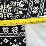 Blowfly Extreme 140/10 Crewneck Pullover Fair Isle Snowflake Sweater Vintage 90s Black Photo 3