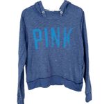 Victoria's Secret  Pink Blue Hoodie Sz L Photo 0