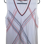 Greg Norman Collection SZ M white sleeveless golf sweater vest White Size M Photo 0