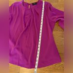 Magenta long sleeve blouse size M Size M Photo 6
