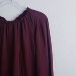 Velvet Graham & Spencer Ginger Chelsea Halter Keyhole Long Sleeve Blouse New Red Photo 1