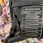 Steve Madden Flounce That Floral Dress Size Small Short Sleeve Tassel V-Neck Photo 6