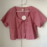 Verge Girl VRG GRL the sea and i smock gingham top Photo 2