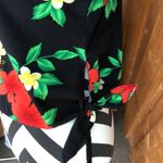 Royal Creations Hawaiian Floral Set Tank Top Shorts Black Red Size Medium Photo 4