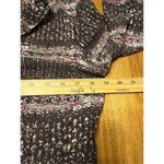 CAbi  Paris Sheer Blouse #3249 Size Small Black Pink Button Down Long Sleeve Top Photo 5