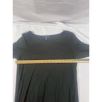 Eileen Fisher  T-Shirt Dress Black 3/4 Sleeve A-Line Size Small Photo 4