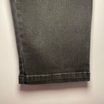 Spanx Women's size Medium Straight Leg Pants Vintage Black Ankle Denim Preppy Photo 5