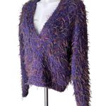 Pasta Vtg 90’s Purple Mohair Blend Confetti Sweater, Sz M Size M Photo 8