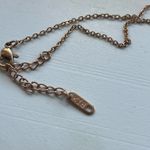 Anthropologie Rose gold clover necklace  Photo 4