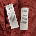 Joie  Cable Knit Sweater‎ Cardigan Tank Set Womens XS Rust Red Cropped 2pc Casual Photo 7