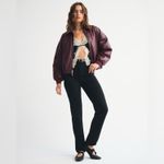 Abercrombie & Fitch Ultra High Rise 90s Straight Jean in Black Size 24 or 00 Photo 11