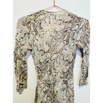 Reformation Grey Beige Animal Print Jaz Crepe Midi Wrap Python Snake Dress sz XS Photo 7