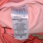 Time And Tru  orange open belly tankini swimsuit top Photo 3