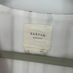 Harper Heritage  Wrap Top Blouse Vertical Stripe Pink 3/4 Balloon Sleeves Size M Photo 10