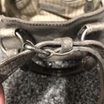 Frye Mini Melissa Leather Crossbody Bag Grey Distressed Photo 4