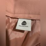 Max Mara  Wool  Wide-Leg Pants in Pink Photo 13