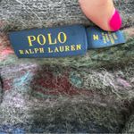 Ralph Lauren Polo  Alpaca Wool Cardigan Sweater Medium Gray Stripe Photo 1