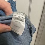 Lovers + Friends Chambray Embroidered Sleeveless Top Size S Photo 5