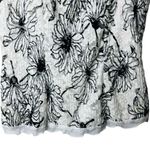 Dress Barn Floral Lace Babydoll Ruffle Top Y2K Fairy Coquette WhimsiGoth Romantic Small Photo 2