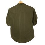 Splendid Olive Green Boyfriend Short Sleeve Button Down S Photo 13