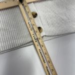 Hollister Cardigan Sweater Womens Large White Soft Ribbed Button Cropped V Neck Photo 5