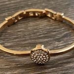 Anne Klein Rose gold Tone Rhinestone Bracelet Sz 6 in. Photo 7
