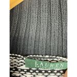 Ralph Lauren Lauren Womens Black Nordic Sweater Shawl Collar approx Size M Photo 9