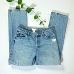 H&M  High Waisted Straight Leg Button Fly Jeans Photo 5